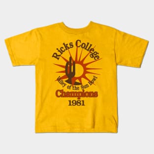 Napoleon Dynamite Ricks College Champions Kids T-Shirt